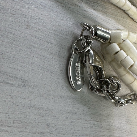 Chicos, necklace to white and silver, multi strand necklace, unique and stunning - Picture 5 of 13